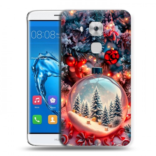 Дизайнерский пластиковый чехол для Huawei Nova Plus Новый год