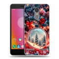 Дизайнерский пластиковый чехол для Lenovo K6 Новый год