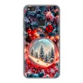 Дизайнерский силиконовый чехол для Huawei P10 Lite Новый год
