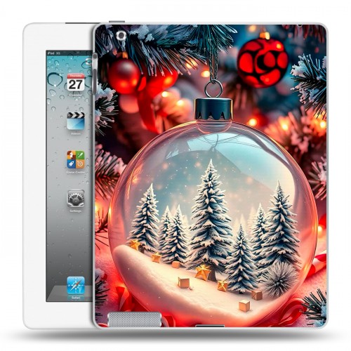 Дизайнерский пластиковый чехол для Ipad 2/3/4 Новый год