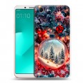 Дизайнерский пластиковый чехол для OPPO A83 Новый год