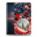 Дизайнерский силиконовый чехол для Nokia 8 Sirocco Новый год