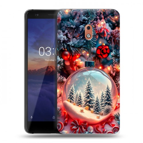 Дизайнерский силиконовый чехол для Nokia 2.1 Новый год
