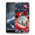 Дизайнерский пластиковый чехол для Nokia 5.1 Новый год