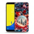 Дизайнерский пластиковый чехол для Samsung Galaxy J6 Новый год