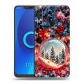 Дизайнерский силиконовый чехол для Alcatel 5V Новый год