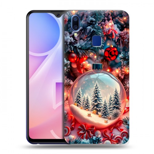 Дизайнерский пластиковый чехол для Vivo Y95 Новый год