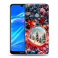 Дизайнерский пластиковый чехол для Huawei Y6 (2019) Новый год
