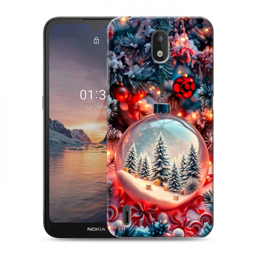 Дизайнерский силиконовый чехол для Nokia 1.3 Новый год