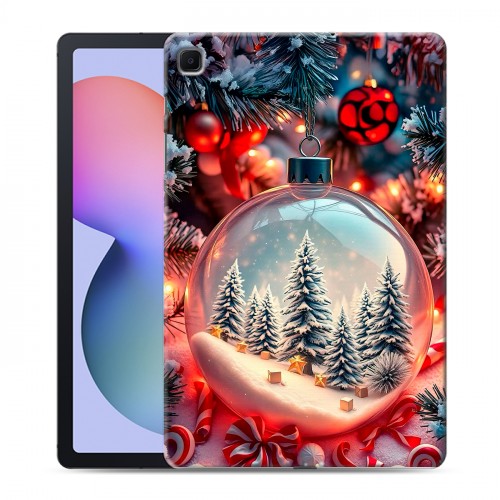 Дизайнерский силиконовый чехол для Samsung Galaxy Tab S6 Lite Новый год