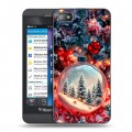 Дизайнерский пластиковый чехол для BlackBerry Z10 Новый год