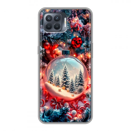 Дизайнерский силиконовый чехол для OPPO Reno4 Lite Новый год
