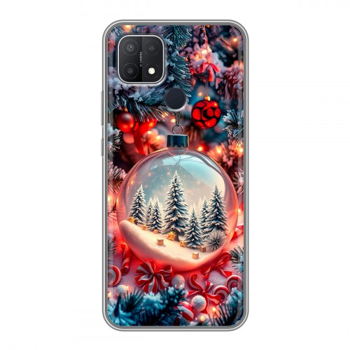Дизайнерский силиконовый чехол для OPPO A15 Новый год