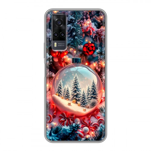 Дизайнерский силиконовый чехол для Vivo Y31 Новый год