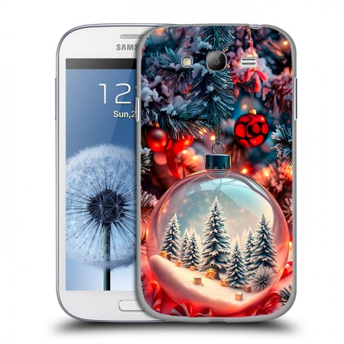 Дизайнерский пластиковый чехол для Samsung Galaxy Grand Новый год