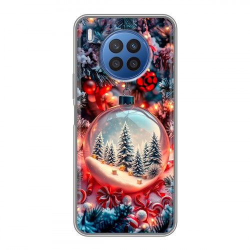 Дизайнерский силиконовый чехол для Huawei Nova 8i Новый год