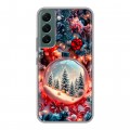Дизайнерский силиконовый чехол для Samsung Galaxy S22 Новый год