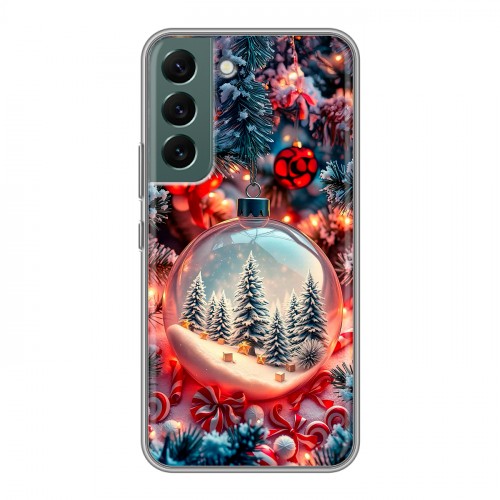 Дизайнерский силиконовый чехол для Samsung Galaxy S22 Новый год