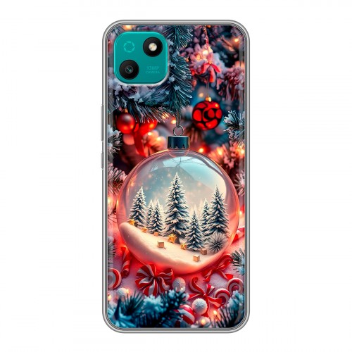 Дизайнерский силиконовый чехол для Wiko T10 Новый год