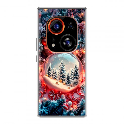 Дизайнерский силиконовый чехол для Tecno Phantom X2 Pro Новый год