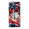 Дизайнерский силиконовый чехол для Realme C30s Новый год