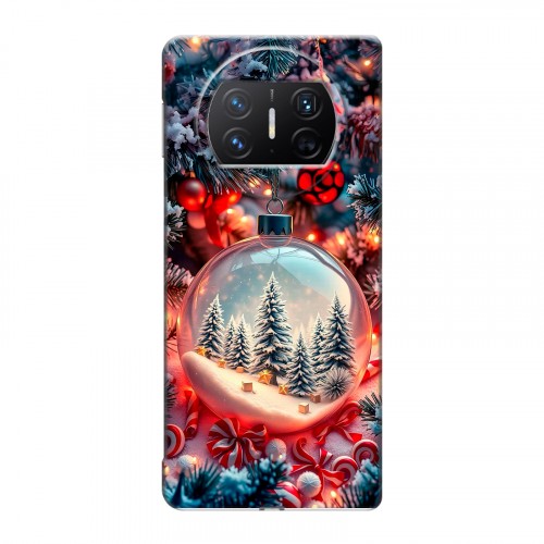 Дизайнерский пластиковый чехол для Huawei Mate X3 Новый год