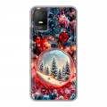 Дизайнерский силиконовый чехол для TCL 403 Новый год