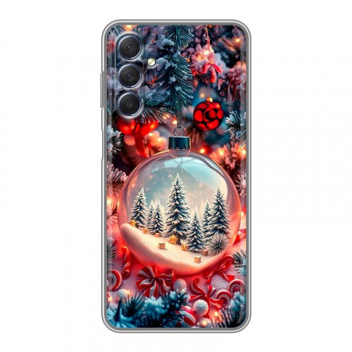 Дизайнерский силиконовый чехол для Samsung Galaxy M54 Новый год