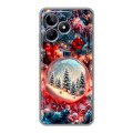 Дизайнерский пластиковый чехол для Realme C53 Новый год