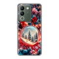 Дизайнерский силиконовый чехол для Vivo V29e Новый год