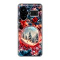 Дизайнерский силиконовый чехол для Realme GT5 Новый год