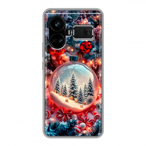 Дизайнерский силиконовый чехол для Realme GT5 Новый год