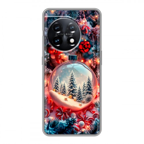 Дизайнерский силиконовый чехол для OnePlus 11 Новый год