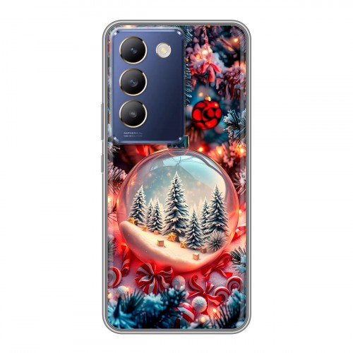 Дизайнерский силиконовый чехол для Vivo V30 Lite Новый год