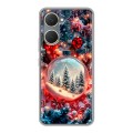Дизайнерский силиконовый чехол для Vivo Y03 Новый год