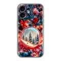 Дизайнерский силиконовый чехол для Iphone 16 Новый год