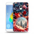 Дизайнерский пластиковый чехол для  Meizu MX3 Новый год