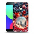 Дизайнерский пластиковый чехол для Meizu MX4 Новый год