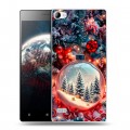 Дизайнерский пластиковый чехол для Lenovo Vibe X2 Новый год
