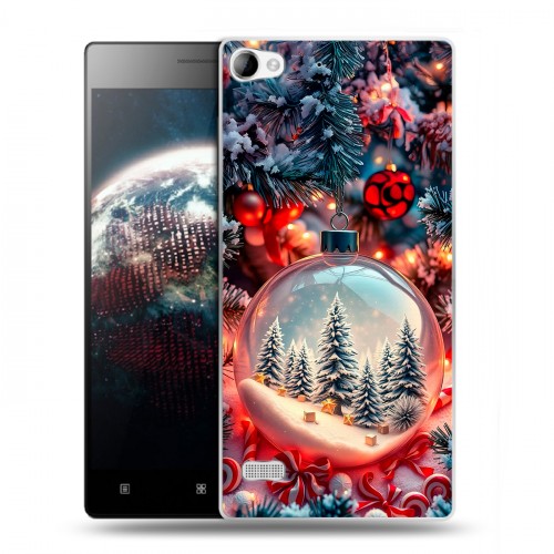 Дизайнерский пластиковый чехол для Lenovo Vibe X2 Новый год