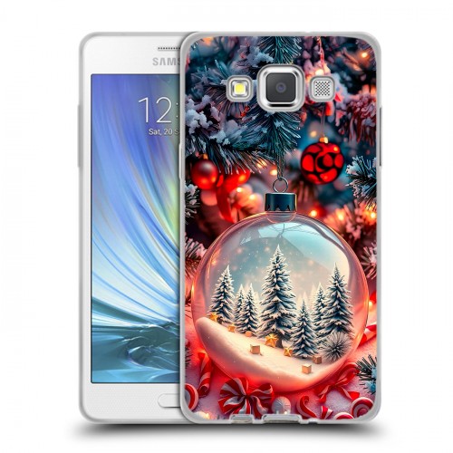 Дизайнерский пластиковый чехол для Samsung Galaxy A5 Новый год