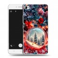 Дизайнерский пластиковый чехол для Lenovo S90 Новый год
