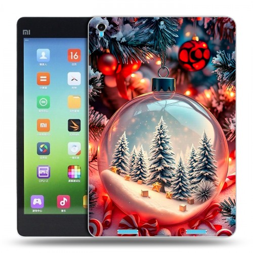 Дизайнерский силиконовый чехол для Xiaomi MiPad Новый год