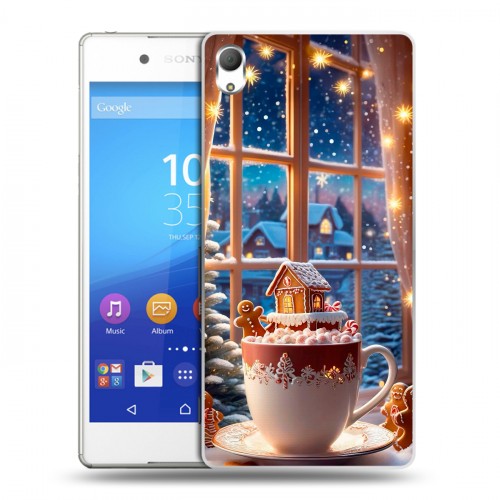 Дизайнерский пластиковый чехол для Sony Xperia Z3+ Новый год