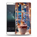 Дизайнерский пластиковый чехол для Huawei Mate S Новый год