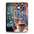 Дизайнерский пластиковый чехол для Microsoft Lumia 550 Новый год