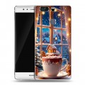Дизайнерский пластиковый чехол для Huawei P9 Plus Новый год