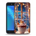 Дизайнерский силиконовый чехол для Asus ZenFone Live Новый год
