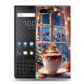 Дизайнерский пластиковый чехол для BlackBerry KEY2 Новый год