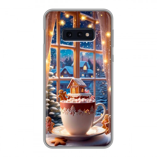 Дизайнерский силиконовый чехол для Samsung Galaxy S10e Новый год